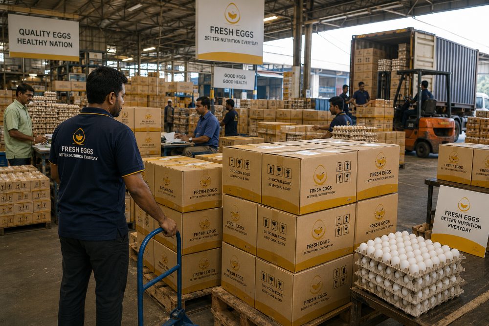 Wholesale market or distributor warehouse